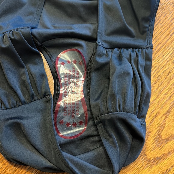 Ocean Blues Black Women's Full Coverage Swim Bottoms Ruched Sides Bikini… - Picture 9 of 9